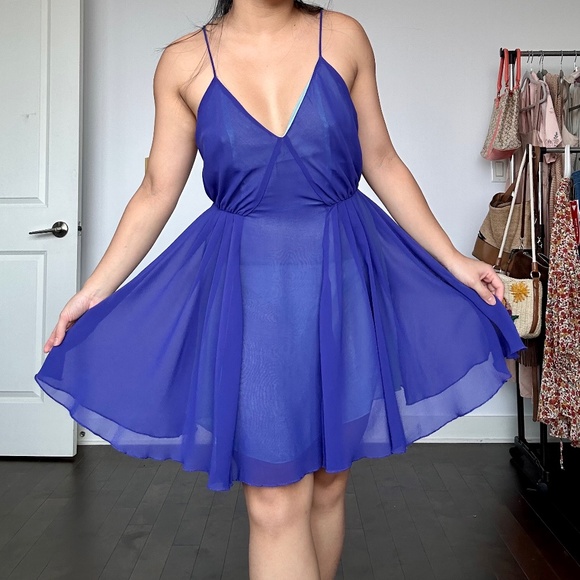 Chiffon dress, medium - Picture 1 of 5